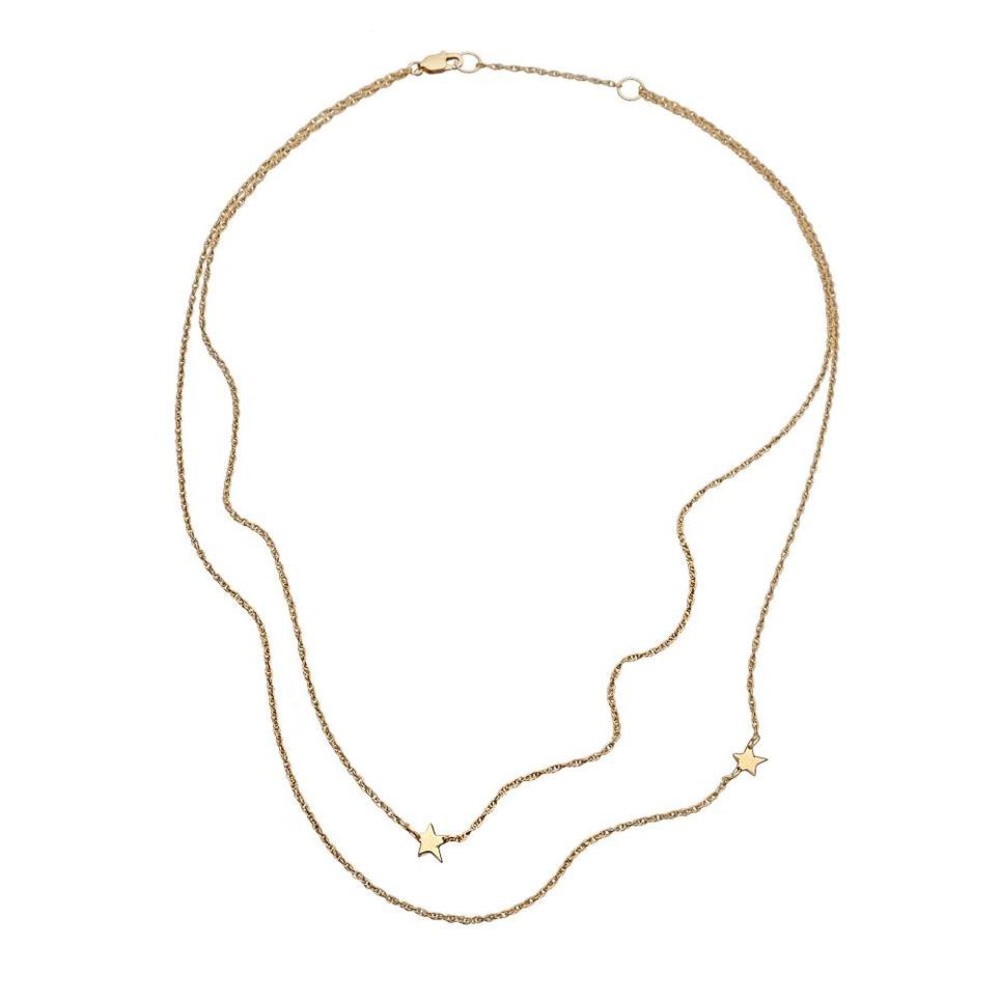 *NWT* Jennifer Zeuner Star Double Necklace